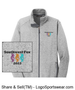 Southwest Fox 2023 Mens Full-Zip Fleece Design Zoom